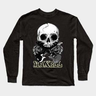 skull maxell Long Sleeve T-Shirt